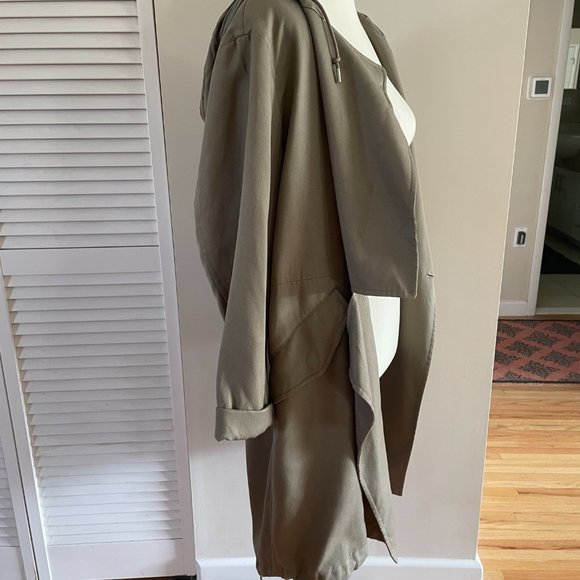 All Saints Lightweight Trench Coat - Picture 3 of 5